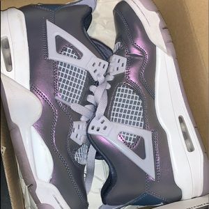 Purple Kids Retro 4s